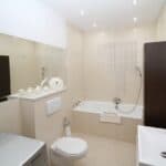 Bathtub with Toilet