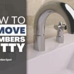 How to remove plumbers putty